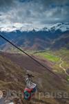 Cable car into Picos de Europa, Fuente Dé, Cantabria, 
Spain